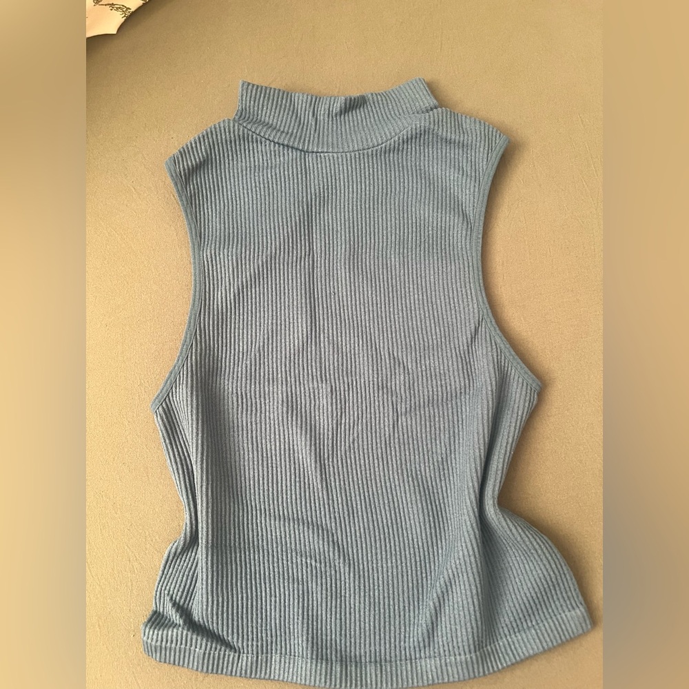 mock neck top